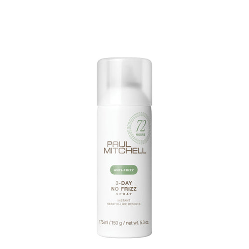 Paul Mitchell 3-Day No Frizz Spray delivers long-lasting frizz control for 72 hours.