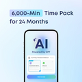 6,000 mins Time Pack