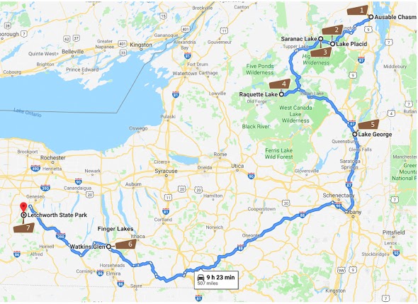 Adirondack Park and Finger Lakes RV Adventure Guide: 7-Stop Itinerary with Campgrounds and Must-See Stops