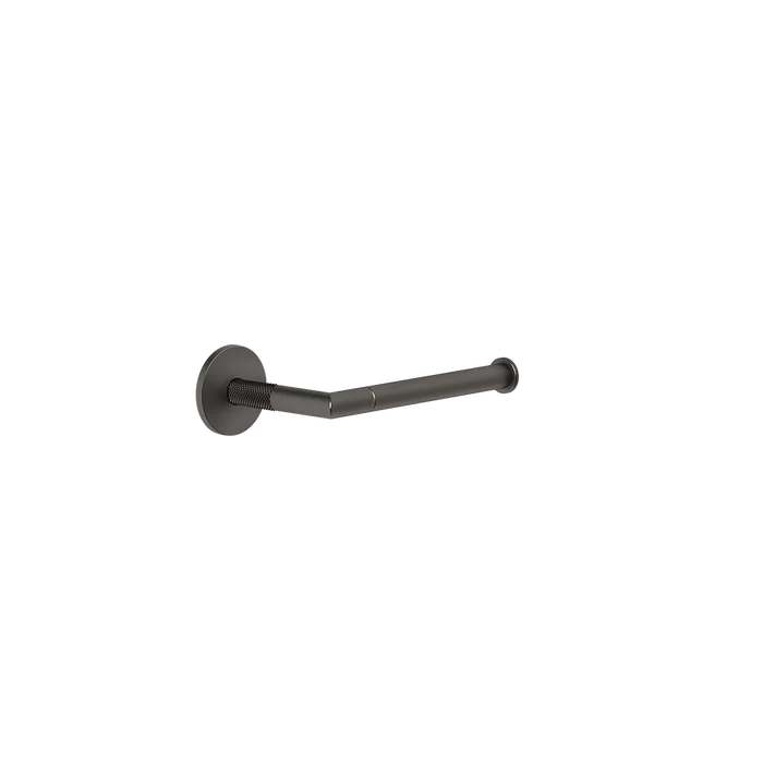 Anello Paper Roll Holder - 63755 Bathroom Accessories GESSI Black Metal Brushed PVD