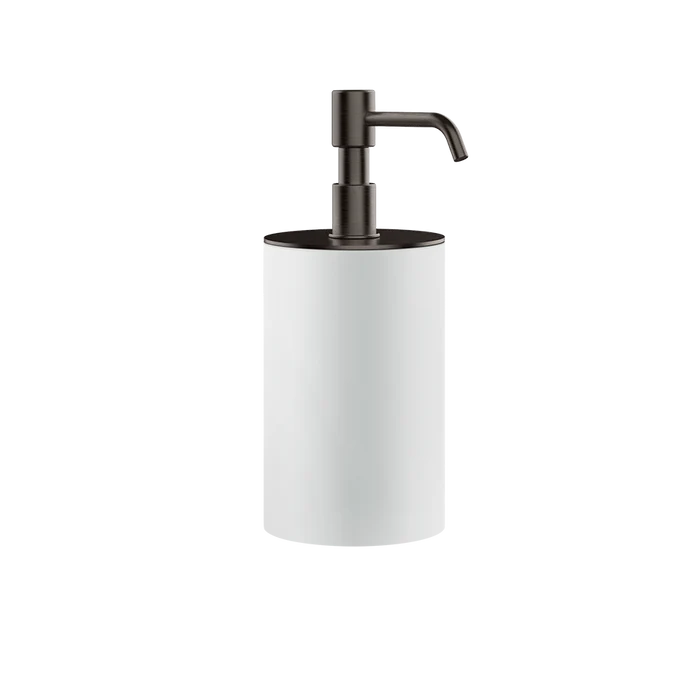 Anello Soap Dispenser - 59537 Bathroom Accessories GESSI Black Metal Brushed PVD