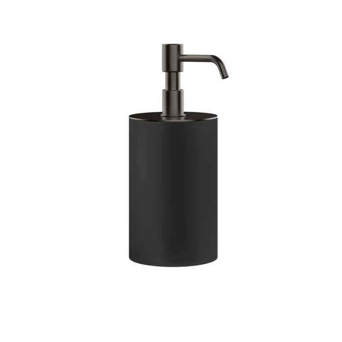 Anello Soap Dispenser - 59538 Bathroom Accessories GESSI Black Metal Brushed PVD