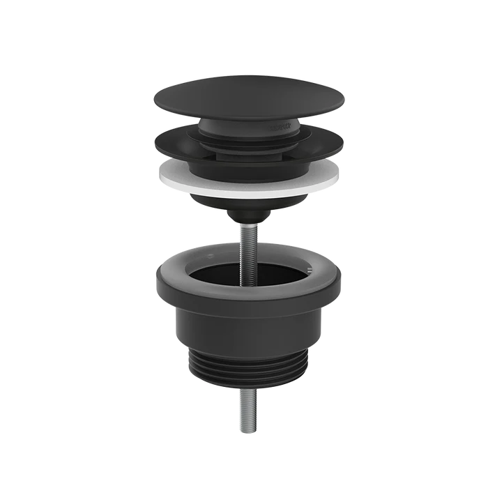 Anello Waste Basin - 54599 Bathroom Accessories GESSI Matte Black