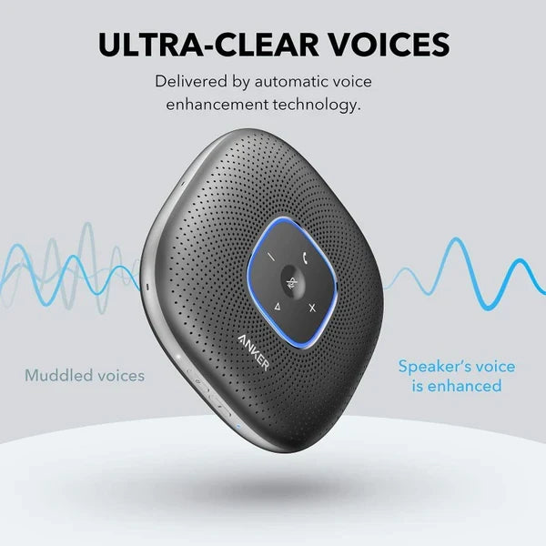 Anker PowerConf Bluetooth Speakerphone | Zoom Certified