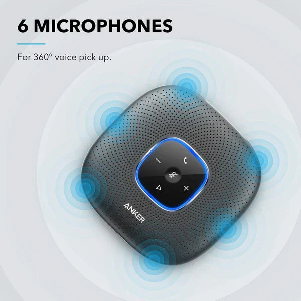Anker PowerConf Bluetooth Speakerphone | Zoom Certified
