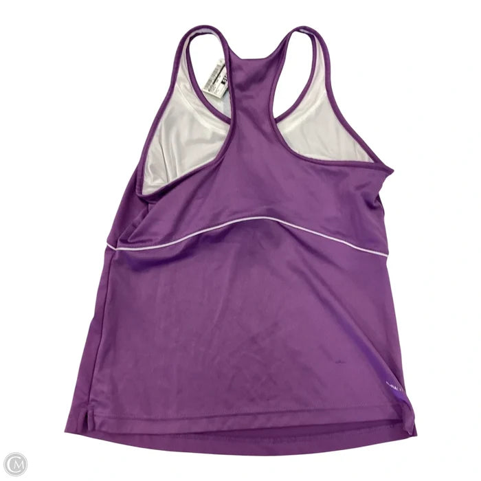 Athletic Tank Top By Adidas In Purple, Size: L