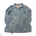 Athletic Top Long Sleeve Collar By Calia In Blue, Size: S