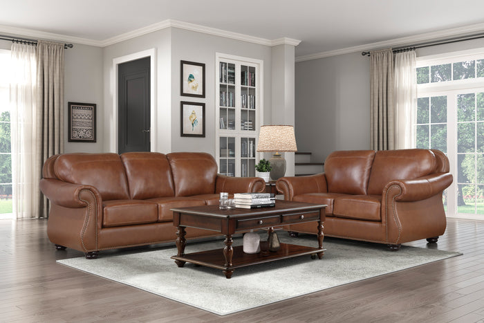 Attleboro Leather Living Room Collection