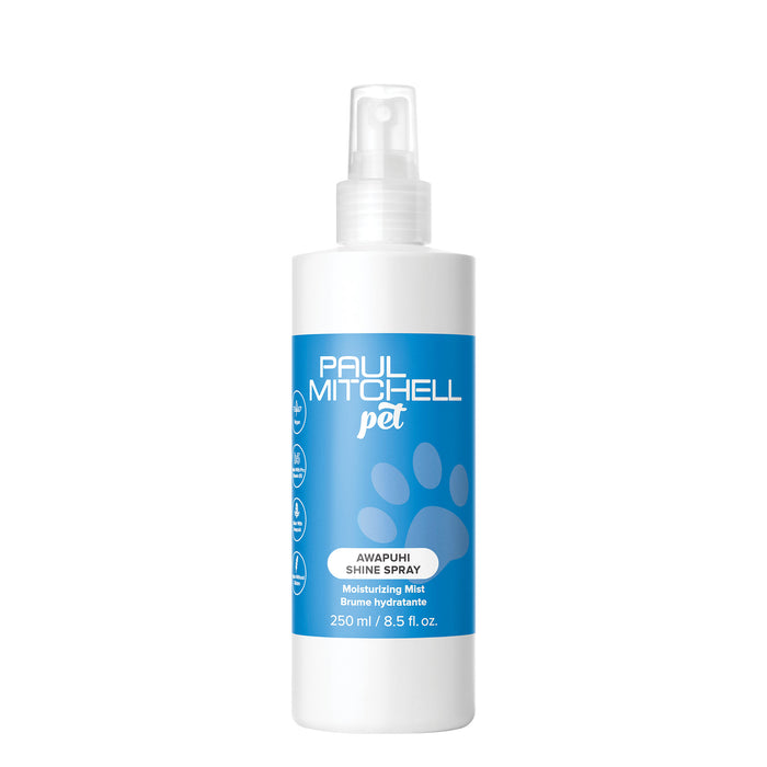Image of Paul Mitchell Pet Awapuhi Shine Spray bottle on a white background