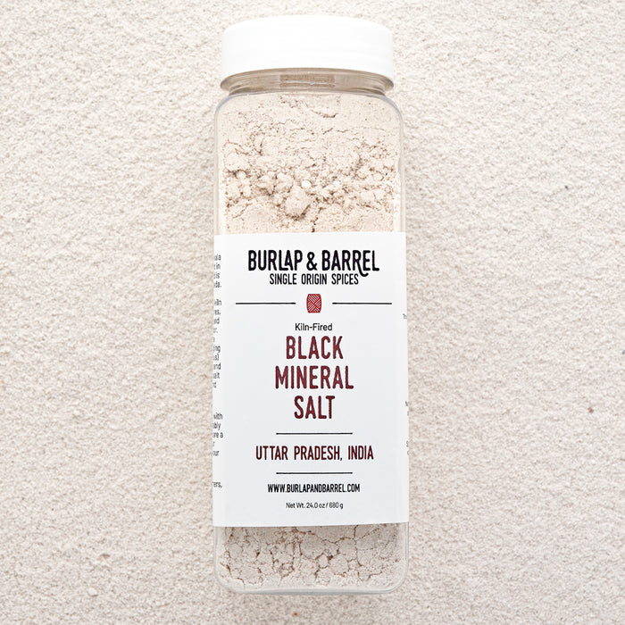 Black Mineral Salt - Burlap & Barrel