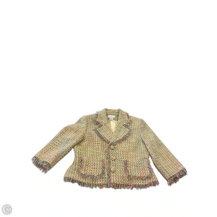 Blazer By Chadwicks In Yellow, Size: 10p