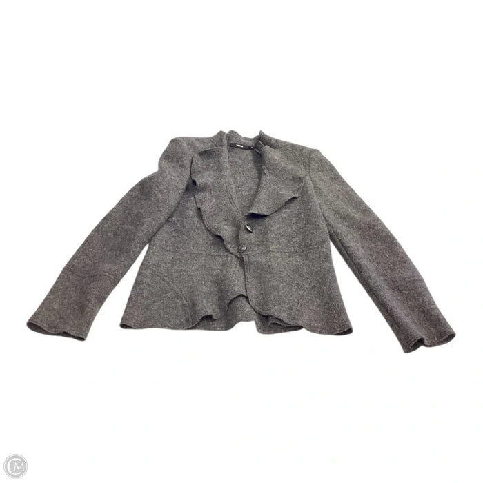 Blazer By Clothes Mentor In Grey, Size: M
