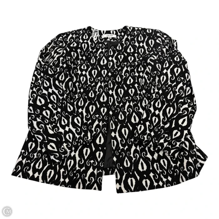 Blazer By Jones Studio In Black & White, Size: 16