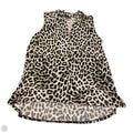 Blouse Sleeveless By Vince Camuto In Animal Print, Size: L