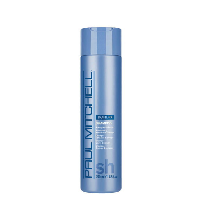 A bottle of Paul Mitchell Bond Rx Shampoo on a white background