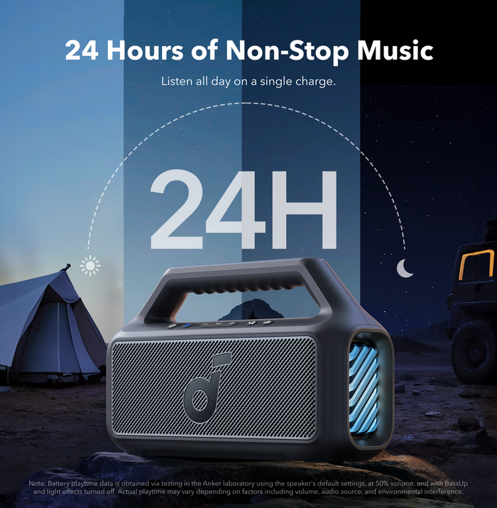 Boom 2 Bluetooth Speaker for Bass (Refurbished)