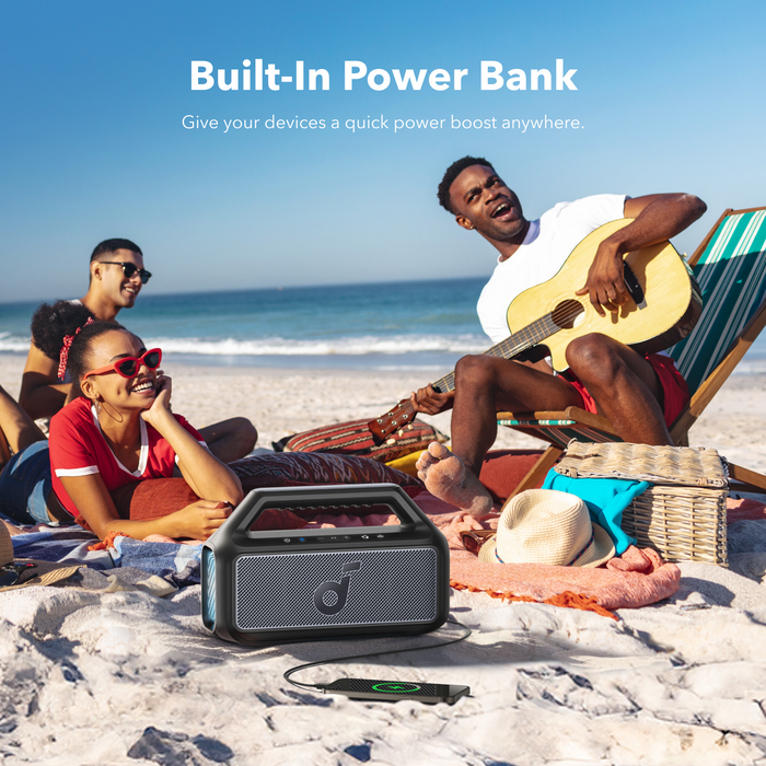 Boom 2 Bluetooth Speaker for Bass (Refurbished)