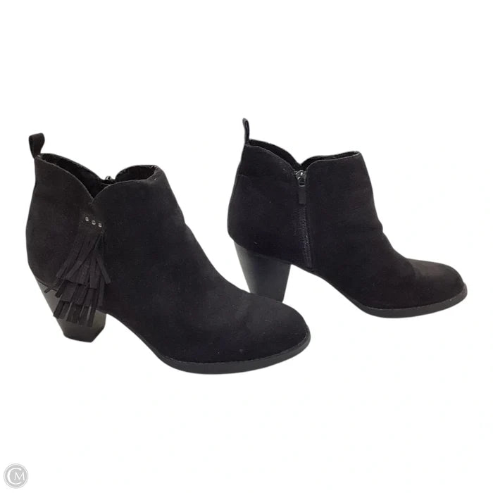 Boots Ankle Heels By Bongo In Black, Size: 10