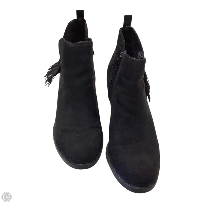 Boots Ankle Heels By Bongo In Black, Size: 10