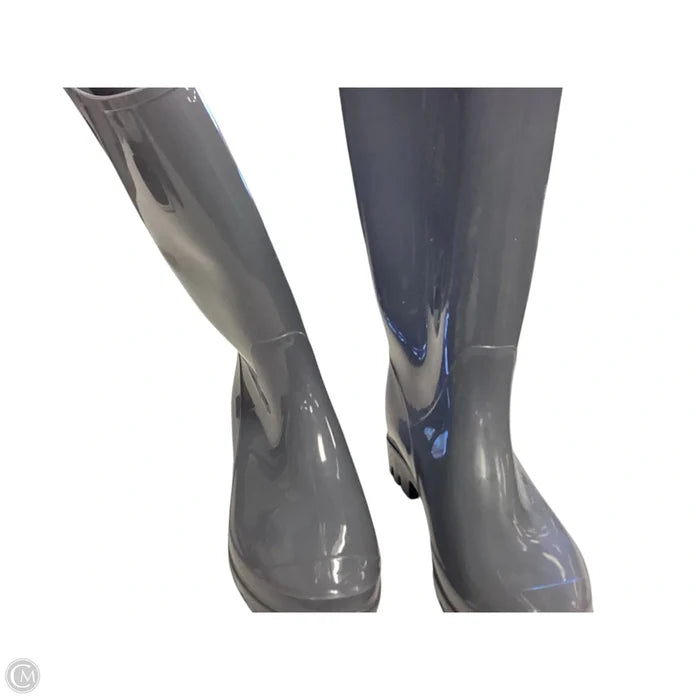 Boots Rain By Clothes Mentor In Grey, Size: 11