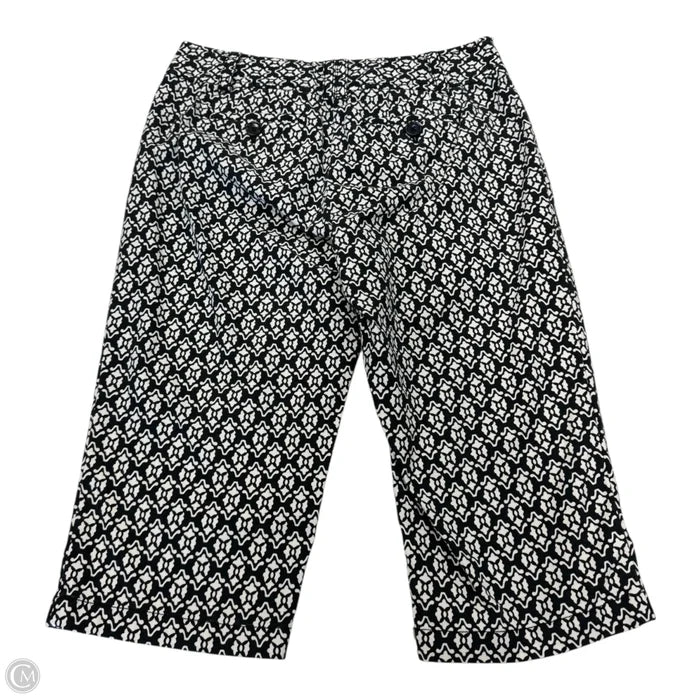 Capris By Ann Taylor In Black & White, Size: 2p