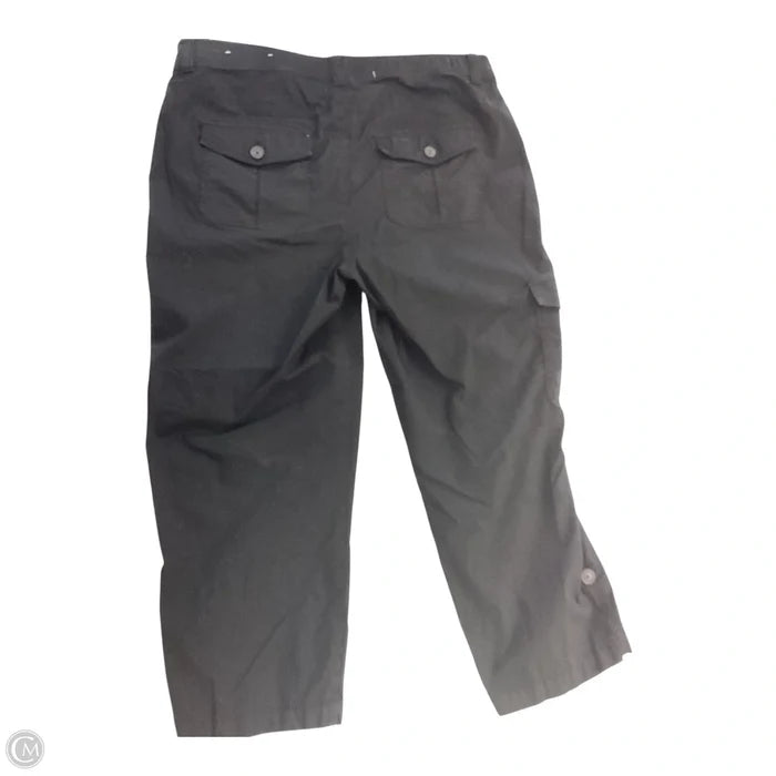 Capris By Chicos In Black, Size: 2petite