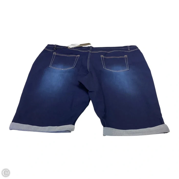 Capris By Diane Gilman In Blue Denim, Size: 24