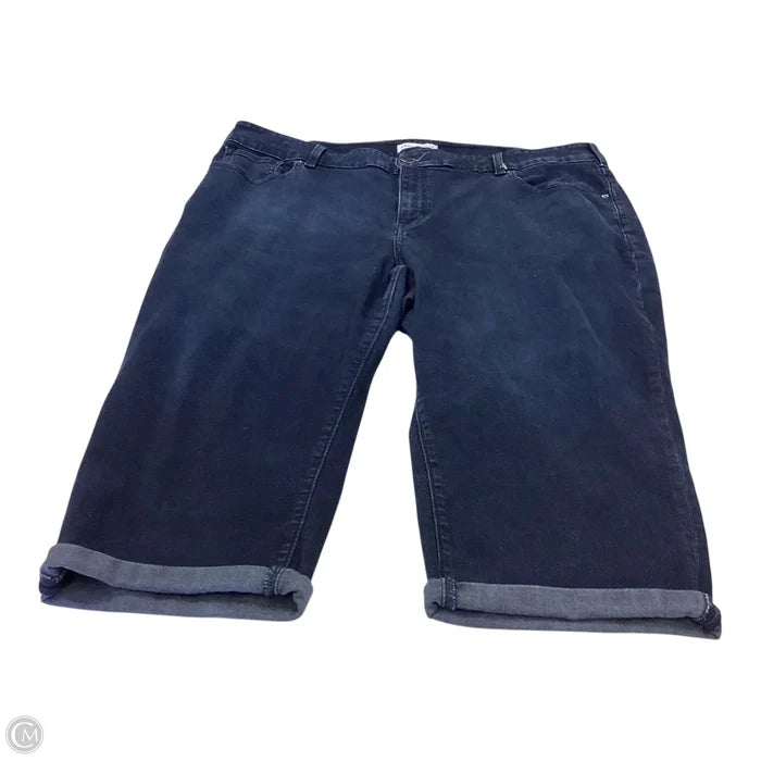 Capris By Lane Bryant In Blue Denim, Size: 24