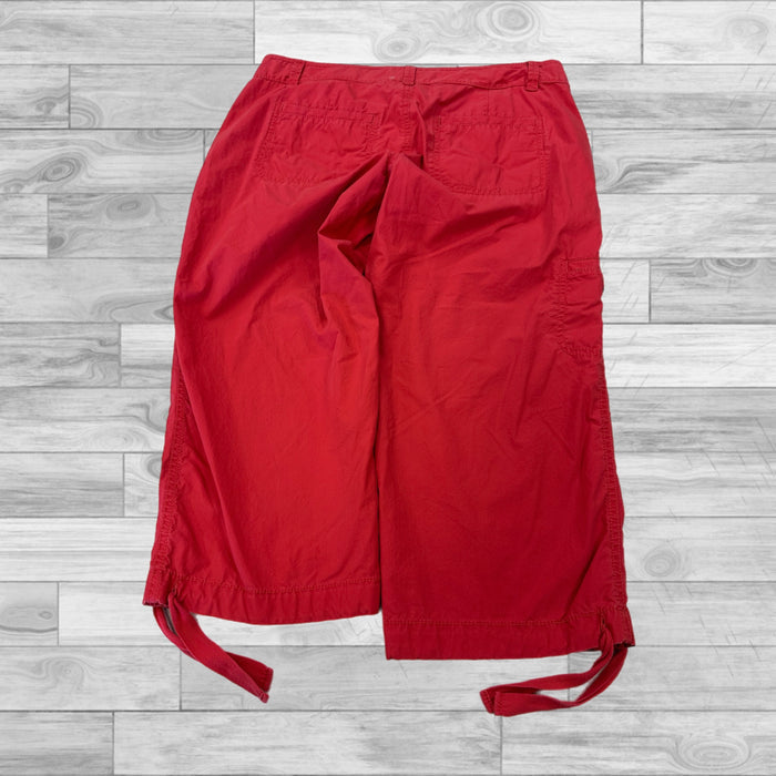 Capris By Loft In Red, Size: 4