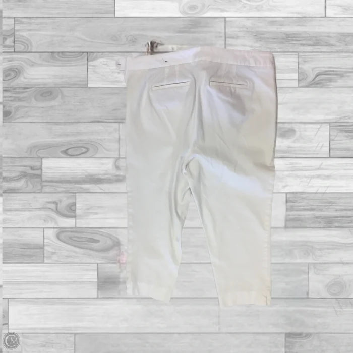 Capris By Talbots In White, Size: 10p