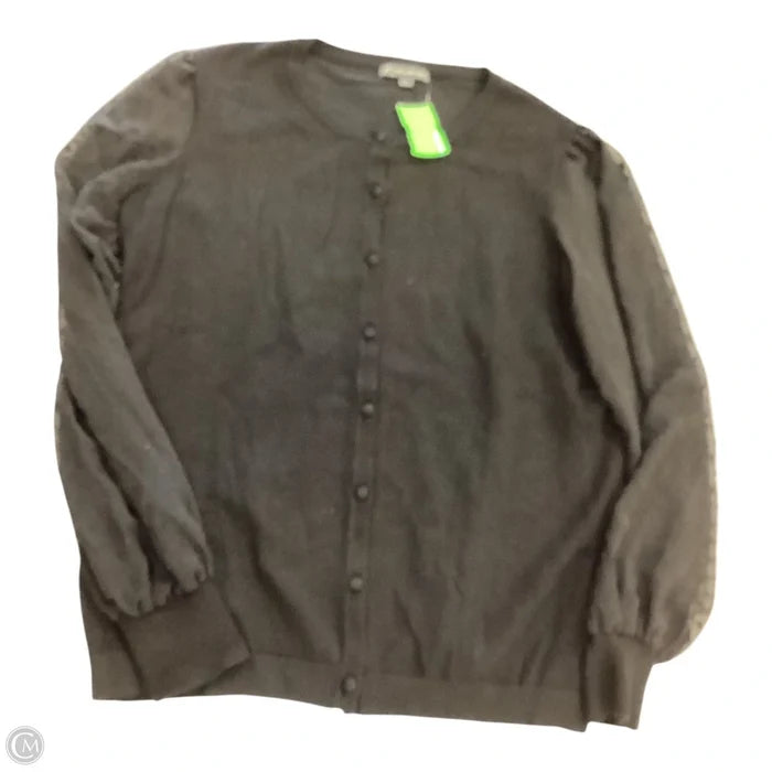 Cardigan By Adrianna Papell In Black, Size: S