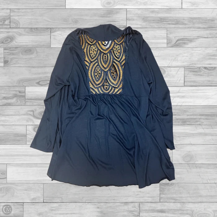 Cardigan By Cmc In Blue, Size: 3x