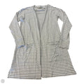 Cardigan By Loft In Striped Pattern, Size: M