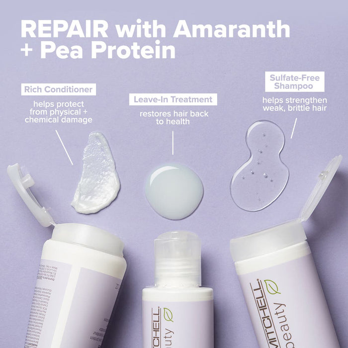 Clean Beauty Repair Collection smear infographic