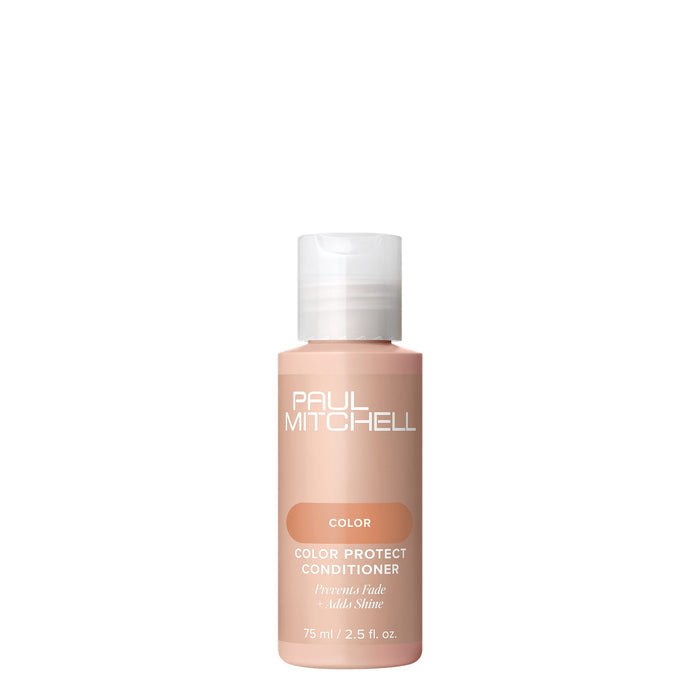 A bottle of Paul Mitchell Color Protect Conditioner on a white background