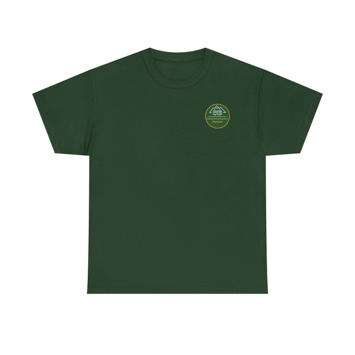 Community Member Tee — Green Badge Logo T-Shirt