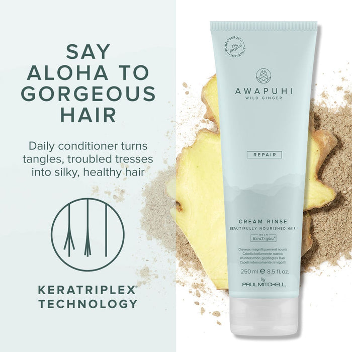 Awapuhi Wild Ginger Cream Rinse infographic