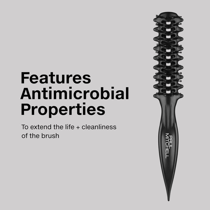 The Curl Brush features antimicrobial properties to extend the life and cleanliness of the brush.