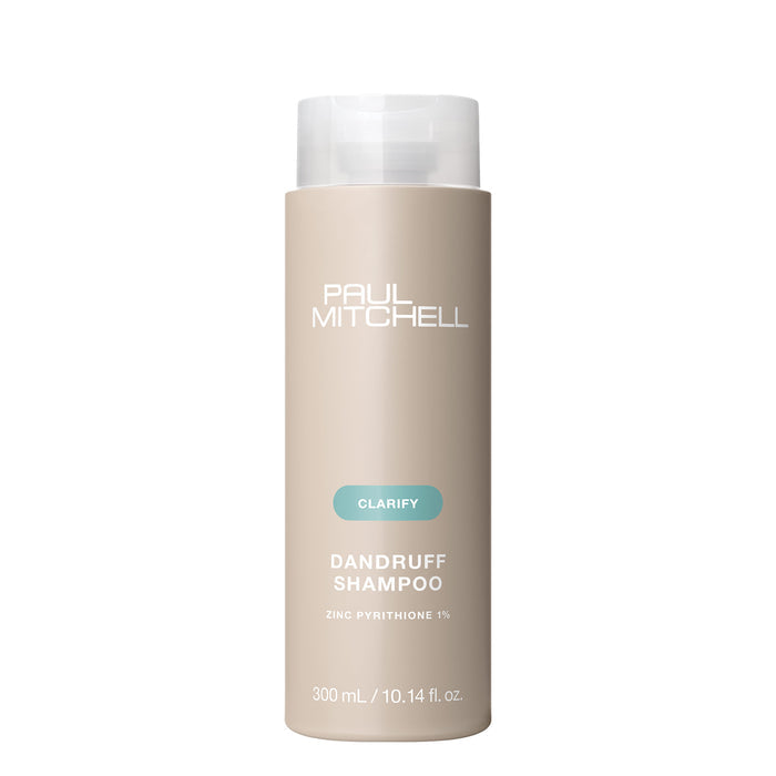 Paul Mitchell Dandruff Shampoo uses 1% zinc pyrithione to provide relief from dandruff flakes, itching and irritation.
