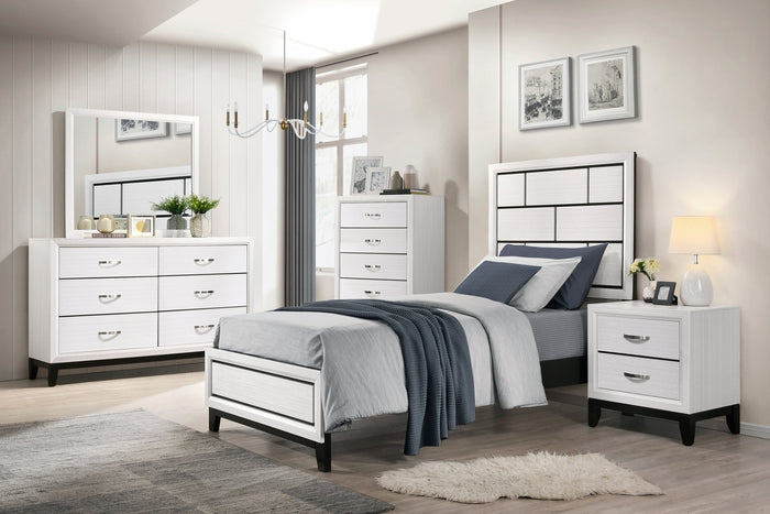 Davi White Bedroom Collection