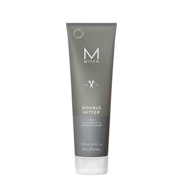 Tube of Mitch Double Hitter 2-in-1 Shampoo and Conditioner
