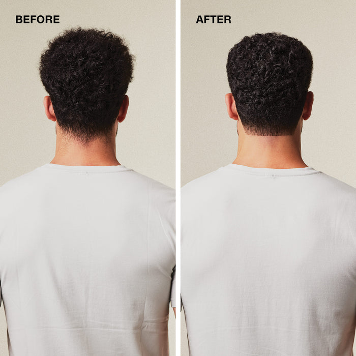Before and after comparison when using Mitch Double Hitter