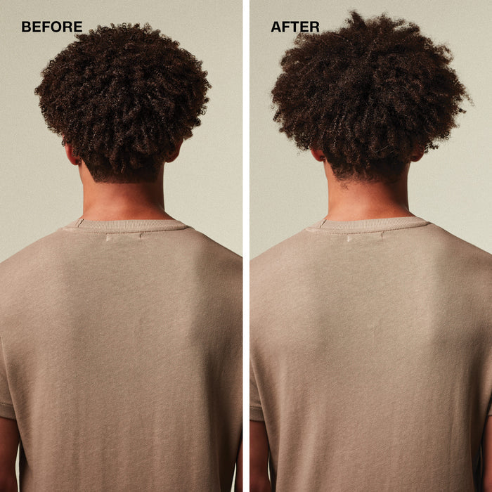 Before and after comparison when using Mitch Double Hitter