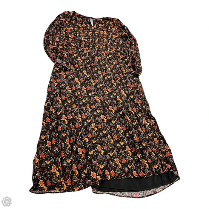 Dress Casual Maxi By Lane Bryant In Floral Print, Size: 16