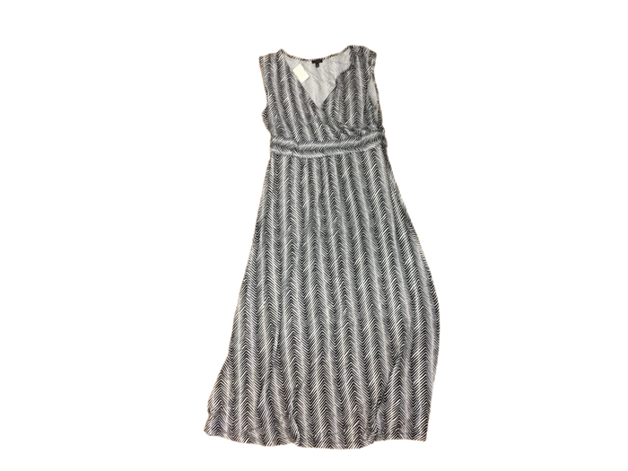 Dress Casual Maxi By Talbots In Striped Pattern, Size: Xl