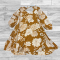 Dress Casual Midi By Clothes Mentor In Yellow, Size: Xs