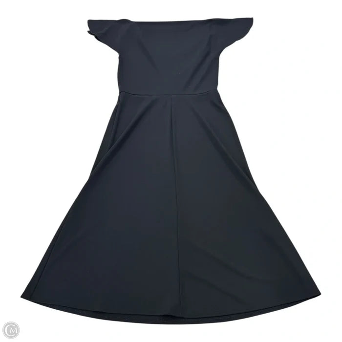 Dress Casual Midi By Express In Navy, Size: 4