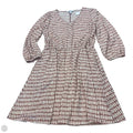Dress Casual Midi By Nine West In Pink & White, Size: M