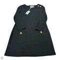 Dress Casual Midi By Sail To Sable In Black & Gold, Size: L