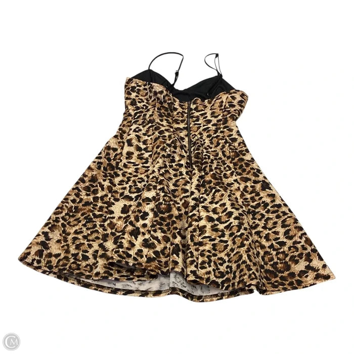 Dress Casual Short By Bleu In Animal Print, Size: L